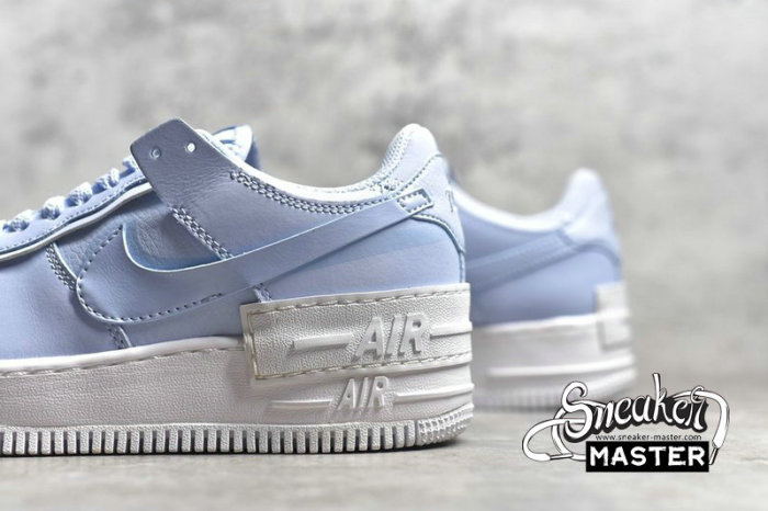 NIKE AIR FORCE 1 SHADOW HYDROGEN BLUE/WHITE/HYDROGEN BLUE CV3020-400