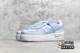 NIKE AIR FORCE 1 SHADOW HYDROGEN BLUE/WHITE/HYDROGEN BLUE CV3020-400