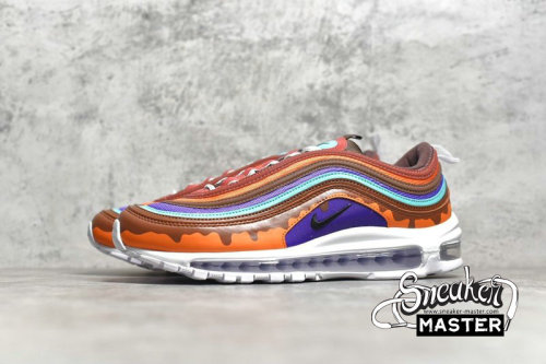 NIKE AIR MAX 97 BROWN/BLUE/WHITE 921826-101