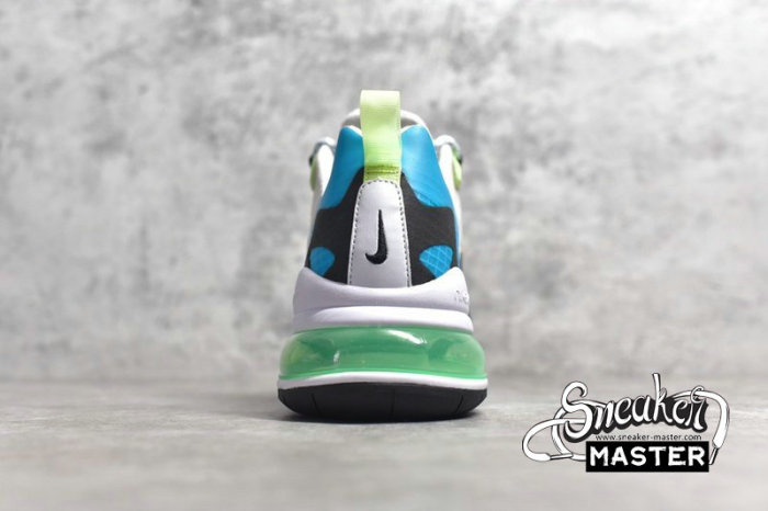 NIKE AIR MAX 270 REACT SE ORACLE AQUA ORACLE AQUA/WHITE/BLACK/GHOST GREEN CT1265-300