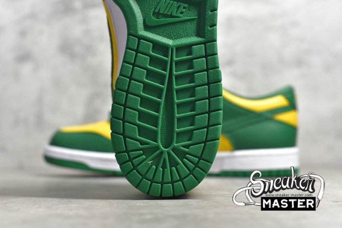 NIKE SB DUNK LOW SP BRAZIL 2020 VARSITY MAIZE/PINE GREEN/WHITE CU1727-700