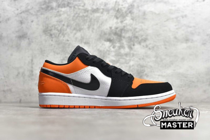 NIKE AIR JORDAN 1 LOW SHATTERED BACKBOARD STARFISH/BLACK-SAIL 553558-128