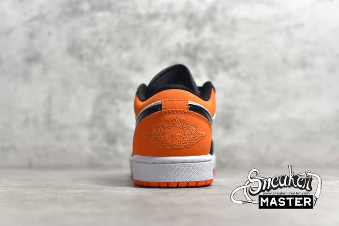 NIKE AIR JORDAN 1 LOW SHATTERED BACKBOARD STARFISH/BLACK-SAIL 553558-128