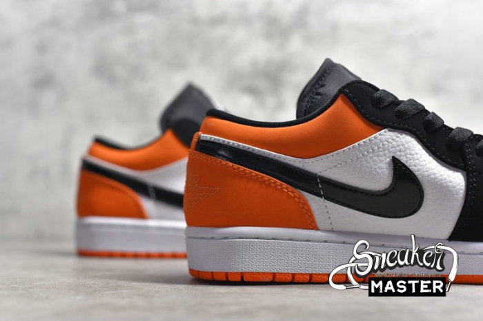 NIKE AIR JORDAN 1 LOW SHATTERED BACKBOARD STARFISH/BLACK-SAIL 553558-128