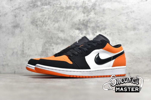 NIKE AIR JORDAN 1 LOW SHATTERED BACKBOARD STARFISH/BLACK-SAIL 553558-128