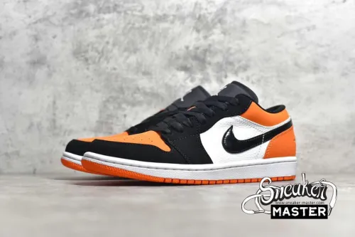 NIKE AIR JORDAN 1 LOW SHATTERED BACKBOARD STARFISH/BLACK-SAIL 553558-128