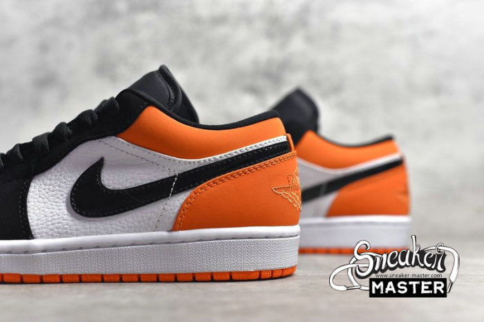 NIKE AIR JORDAN 1 LOW SHATTERED BACKBOARD STARFISH/BLACK-SAIL 553558-128