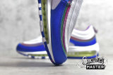 NIKE AIR MAX 97 EASTER WHITE/WASHED CORAL/HYPER BLUE/PURPLE NEBULA CJ0591-100