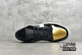 NIKE AIR JORDAN 1 LOW GOLD TOE METALLIC GOLD/WHITE-BLACK CQ9447-700
