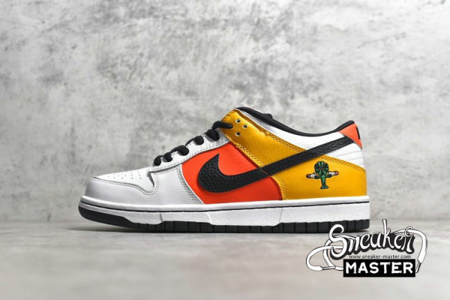 NIKE DUNK LOW PRO SB RAYGUN ORANGE FLASH/BLACK-WHITE 304292-802