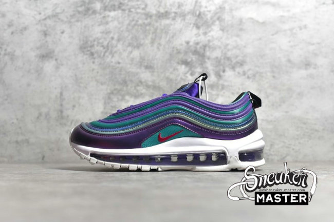 NIKE AIR MAX 97 GS IRIDESCENT COURT PURPLE/RUSH PINK-NEPTUNE BLUE AV3181-500