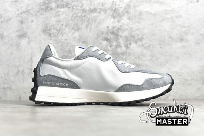 NEW BALANCE 327 RUNNING SHOES TEAM AWAY GREY/MUNSELL WHITE MS327LAB