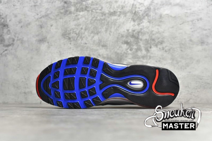 NIKE AIR MAX 97 GS WHITE/HYPER ROYAL/GREEN NEBULA 921522-105