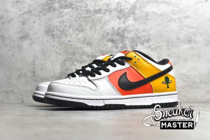 NIKE DUNK LOW PRO SB RAYGUN ORANGE FLASH/BLACK-WHITE 304292-802
