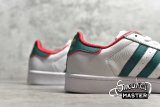 ADIDAS SUPERSTAR SHOES CLOUD WHITE/GREEN/RED-GOLD BC0198