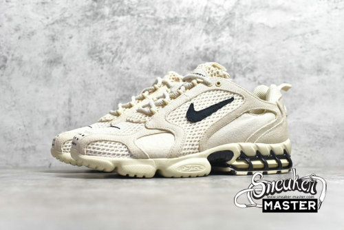 NIKE AIR ZOOM SPIRIDON CAGED 2 FOSSIL X STUSSY FOSSIL/BLACK/FOSSIL CQ5486-200