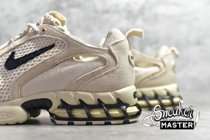 NIKE AIR ZOOM SPIRIDON CAGED 2 FOSSIL X STUSSY FOSSIL/BLACK/FOSSIL CQ5486-200