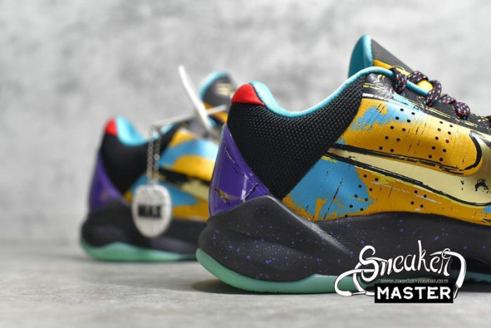 NIKE ZOOM KOBE 5 PRELUDE UNIVERSITY GOLD/METALLIC GOLD-GAMMA BLUE 639691-700