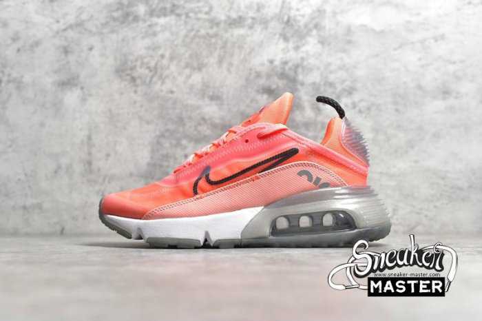 NIKE AIR MAX 2090 BLEACHED CORAL LAVA GLOW/BLACK/FLASH CRIMSON CT7698-600