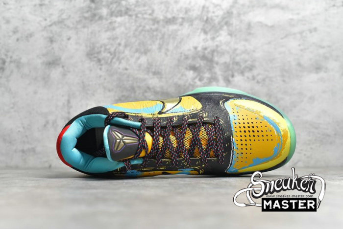 NIKE ZOOM KOBE 5 PRELUDE UNIVERSITY GOLD/METALLIC GOLD-GAMMA BLUE 639691-700
