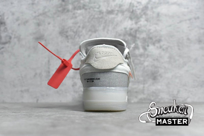 NIKE AIR FORCE 1 LOW THE TEN X OFF-WHITE WHITE/WHITE-SAIL AO4606-100