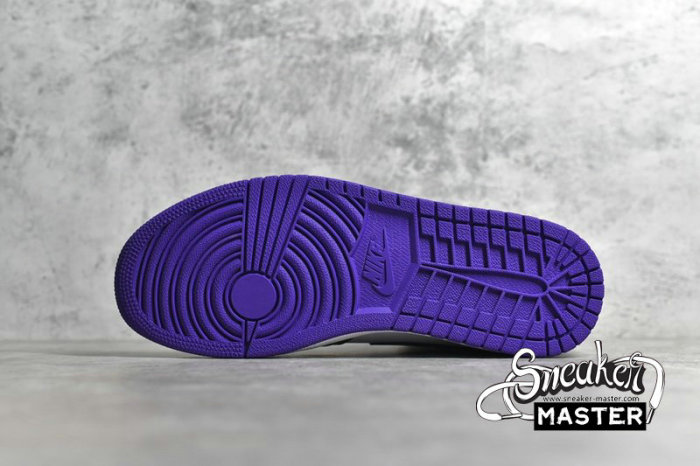 NIKE AIR JORDAN 1 MID HULK ALOE VERDE/COURT PURPLE/WHITE 554724-300