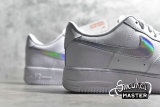 NIKE AIR FORCE 1 LOW IRIDESCENT SWOOSH WHITE/WHITE-WHITE CJ1646-100