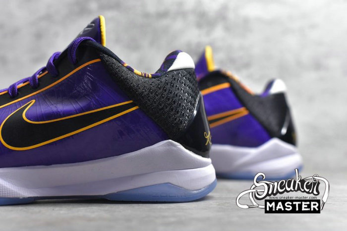 NIKE KOBE 5 PROTRO LAKERS COURT PURPLE/BLACK-UNIVERSITY GOLD CD4991-500