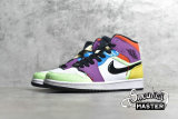 NIKE AIR JORDAN 1 MID SE LIGHTBULB WHITE/BLACK/LIGHTBULB/TEAM ORANGE CW1140-100