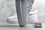 NIKE AIR FORCE 1 LOW IRIDESCENT SWOOSH WHITE/WHITE-WHITE CJ1646-100