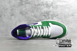 NIKE AIR JORDAN 1 MID HULK ALOE VERDE/COURT PURPLE/WHITE 554724-300