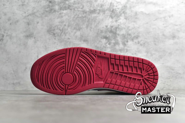 NIKE AIR JORDAN 1 MID NOBLE RED BLACK/WHITE/NOBLE RED 554724-066