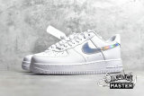 NIKE AIR FORCE 1 LOW IRIDESCENT SWOOSH WHITE/WHITE-WHITE CJ1646-100
