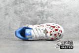 NIKE AIR FORCE 1 LOW GS CHERRY WHITE/WHITE/UNIVERSITY BLUE/TRACK RED CJ4094-100
