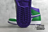NIKE AIR JORDAN 1 MID HULK ALOE VERDE/COURT PURPLE/WHITE 554724-300