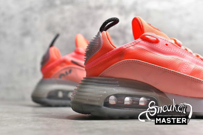 NIKE AIR MAX 2090 BLEACHED CORAL LAVA GLOW/BLACK/FLASH CRIMSON CT7698-600
