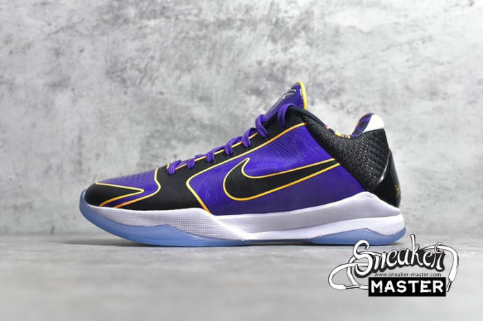 NIKE KOBE 5 PROTRO LAKERS COURT PURPLE/BLACK-UNIVERSITY GOLD CD4991-500