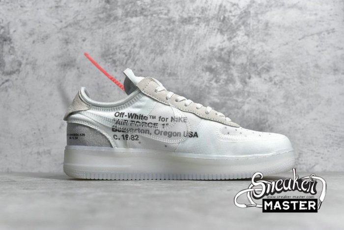NIKE AIR FORCE 1 LOW THE TEN X OFF-WHITE WHITE/WHITE-SAIL AO4606-100