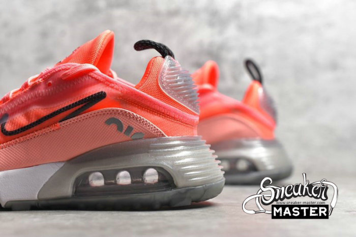 NIKE AIR MAX 2090 BLEACHED CORAL LAVA GLOW/BLACK/FLASH CRIMSON CT7698-600