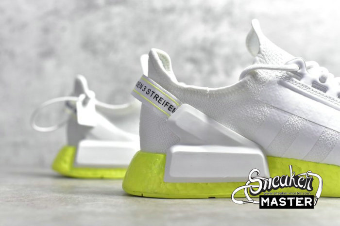 ADIDAS NMD_R1 V2 SHOES CLOUD WHITE/SOLAR YELLOW/CORE BLACK FX3903