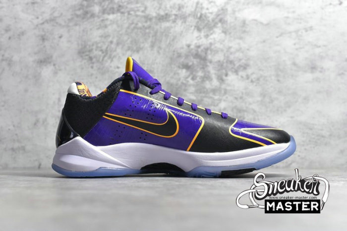 NIKE KOBE 5 PROTRO LAKERS COURT PURPLE/BLACK-UNIVERSITY GOLD CD4991-500