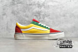 VANS OLD SKOOL 36 DX ANAHEIM FACTORY OG RED/OG EMERALD-YELLOW VN0A38G2XFM