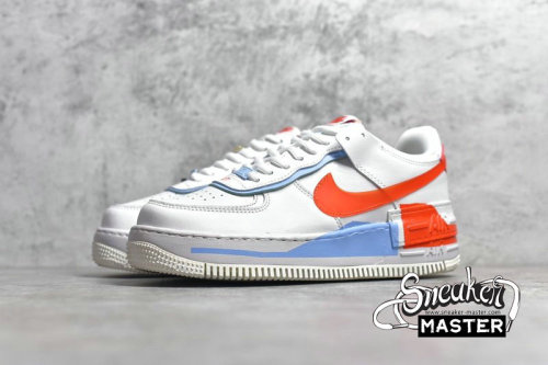 NIKE AIR FORCE 1 SHADOW SE SUMMIT WHITE/SUMMIT WHITE/TEAM ORANGE CQ9503-100