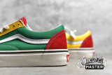 VANS OLD SKOOL 36 DX ANAHEIM FACTORY OG RED/OG EMERALD-YELLOW VN0A38G2XFM