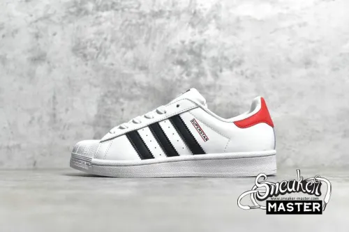 ADIDAS SUPERSTAR SHOES CLOUD WHITE/CORE BLACK/PINK FU9528