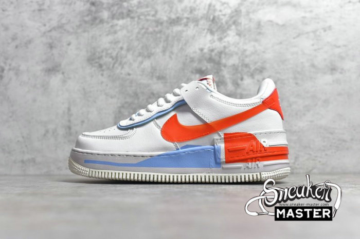 NIKE AIR FORCE 1 SHADOW SE SUMMIT WHITE/SUMMIT WHITE/TEAM ORANGE CQ9503-100