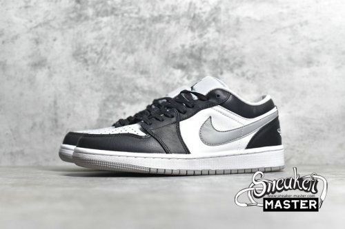 NIKE AIR JORDAN 1 LOW BLACK/BLACK/LIGHT SMOKE GREY/WHITE 553558-039