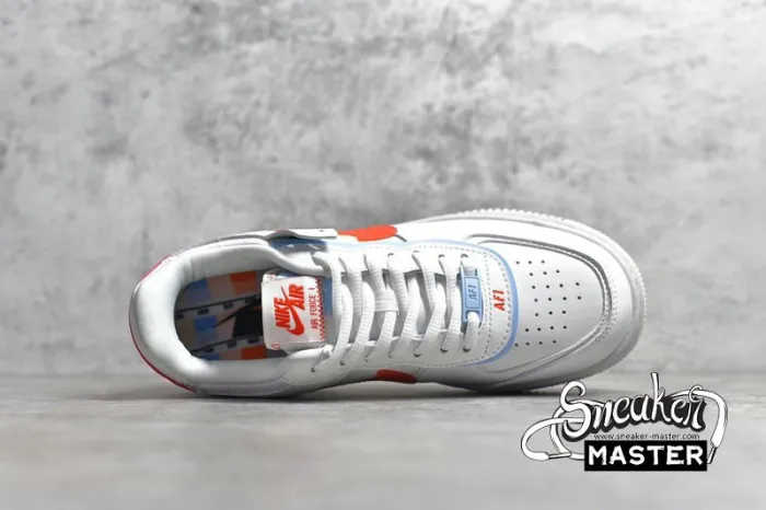 NIKE AIR FORCE 1 SHADOW SE SUMMIT WHITE/SUMMIT WHITE/TEAM ORANGE CQ9503-100
