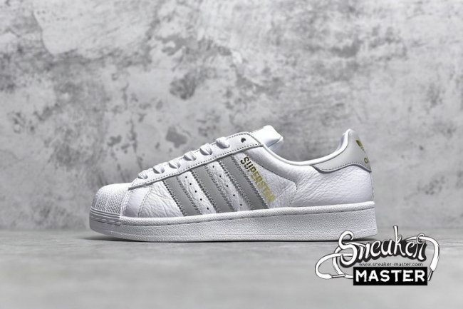 ADIDAS SUPERSTAR SHOES CLOUD WHITE/GREY TWO/CLOUD WHITE B42002