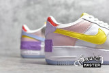 NIKE AIR FORCE 1 SHADOW WHITE/HYDROGEN BLUE/PURPLE/WHITE CW2630-141